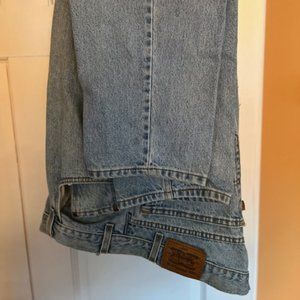 Levi's 545 Jeans, 42 x 30 Light Wash Loose Fit